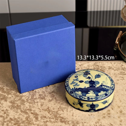 Italian Ceramic Tableware Household Jewelry Box Teapot Sugar Pot Milk Pot Kitchen Supplies Dim Sum Plate Fruit Plate Tableware Good Vibrations