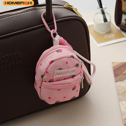 HOMEFISH Women's Bag Pendants Lipstick Earphones Mini Storage Bag Trendy Versatile Bag Accessories Multifunctional Coin Purses Good Vibrations