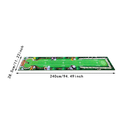 Golf Putting Mat Gift for Golfer Golfing Accessory Lightweight Portable Improve Putting Accuracy Training Aid for Park Lawn Home Good Vibrations