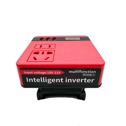 Power Inverter 120W For Milwaukee 18V M&18 Battery DC 18V To 220V Inverter Adapter Power Supply Inverter For Home Appliances Good Vibrations