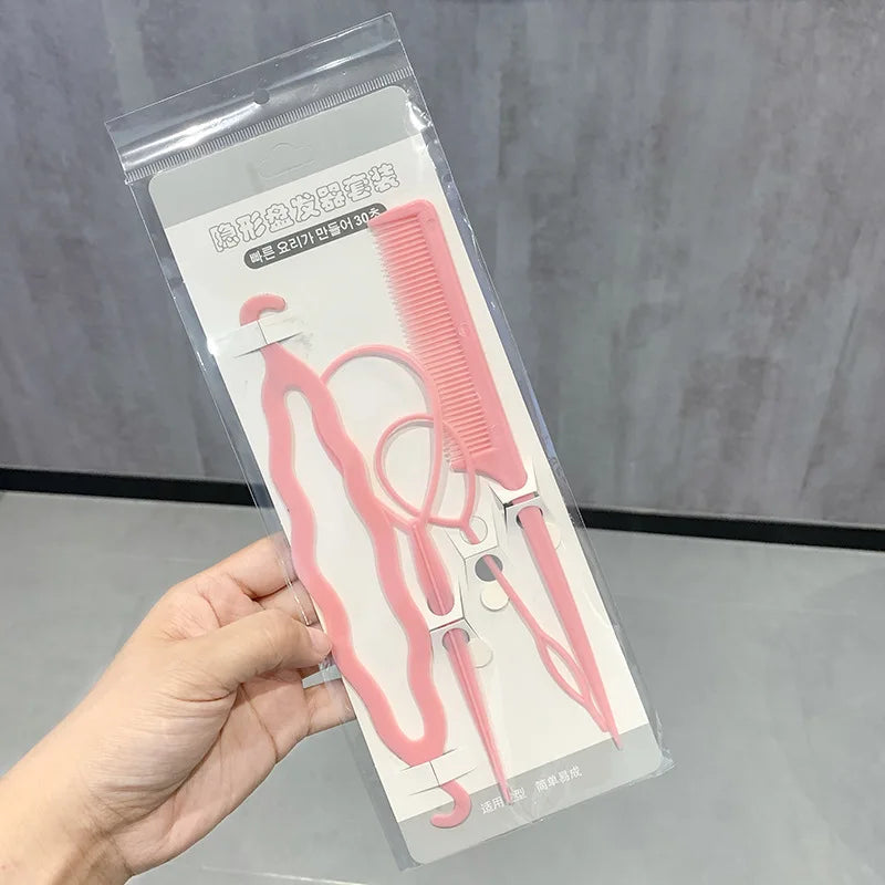Children's hair styling tool, hair pulling device, hair pulling and threading device, essential for beginners in hair styling Good Vibrations