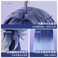 Genshin Impact Flins Cosplay Wig Kyryll Chudomirovich Flins Cosplay Wig Long Hair For Hallowmas Party Game Adult Women Men Prop Good Vibrations