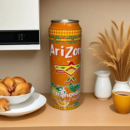 AriZona Drink Can Diversion Safe, Hidden Storage Container, Cash Stash Can with Hidden Compartment for Keys, Cash and Valuables Good Vibrations