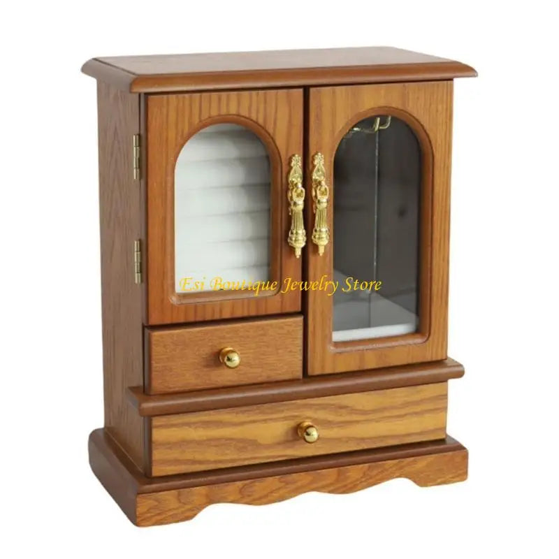 4XBE Necklace and Earring Storage Box Texture for Adding Charm to Your Space Good Vibrations