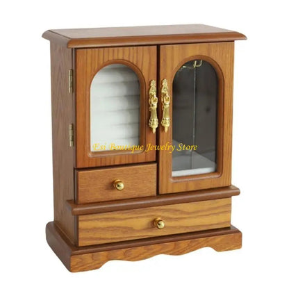 4XBE Necklace and Earring Storage Box Texture for Adding Charm to Your Space Good Vibrations