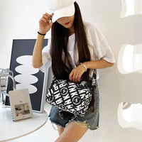 Womens Crossbody Bag Travel Small Duffle Bag Portable Women Fitness Workout Outdoor Handbags for Yoga Sports Traveling Hiking Good Vibrations