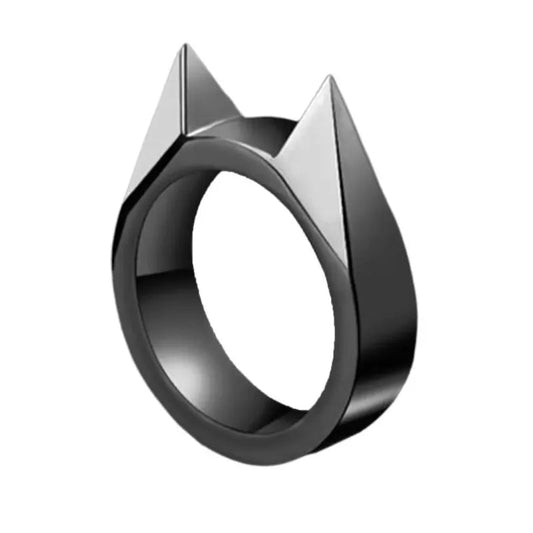 Rings Broken Window Cat's Ear Safety Survival Metal Defense Ring Self Defense Supplies Men/Women Outdoor Survival Self-Defense Good Vibrations