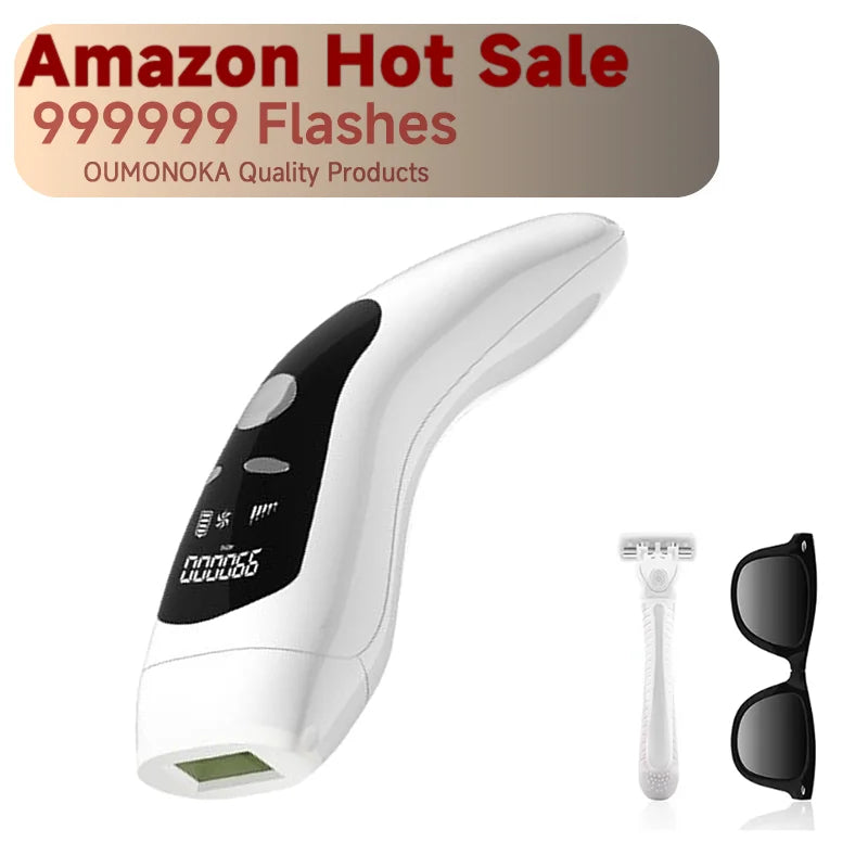 Permanent IPL Laser Epilator Women's Depilators Facial Shaving Hair Cutting Machine Men's Razor Shaver Mower  Laser Hair Removal Good Vibrations