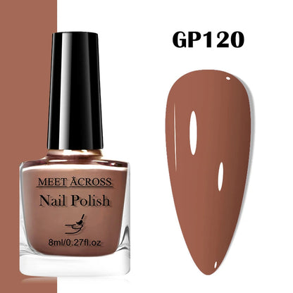 48 Colors Nail Polish Quick Dry No-bake Lasting Water-based Tearable Manicure Not Easy To Fade Semi-permanent Varnish Nail Art Good Vibrations