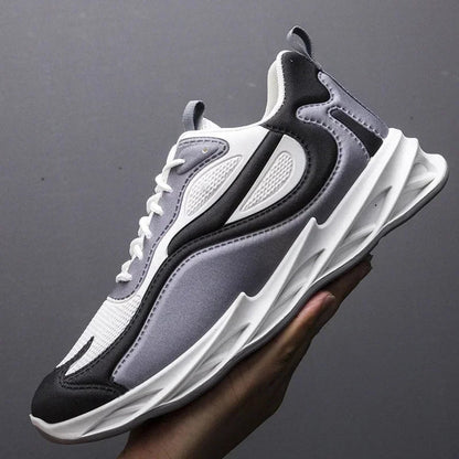 New Trendy Men's Sports Shoes Cushion Running Sneakers Outdoor Leisure Walking Jogging Trainers Soft Sole Breathable Footwear Good Vibrations