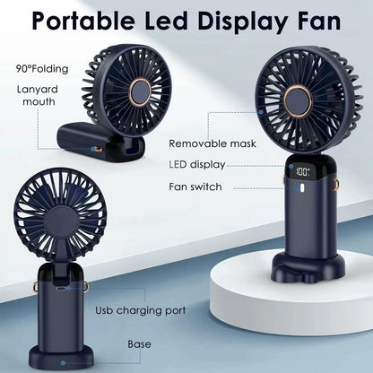 New Electric Fan Portable Air Conditioner Mini Cooler Rechargeable Neck Fans for Home Free Shipping Hand Usb Conditioning Blades Good Vibrations