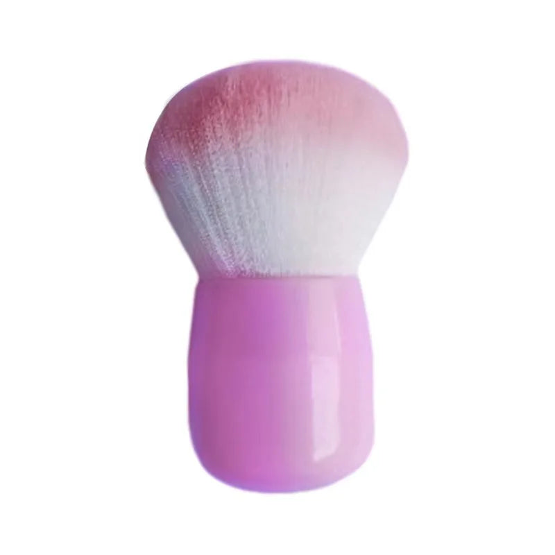 Round Nail Dust Brush Large-sized Remove Nail Dust Brushes Acrylic UV Gel Polish Powder Cleaning Tool Manicure Accessories Good Vibrations