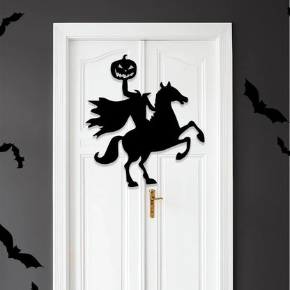 Halloween decoration room door stickers window decor skeleton hand pumpkin DIY devil witch hat glass window stickers ghost Good Vibrations