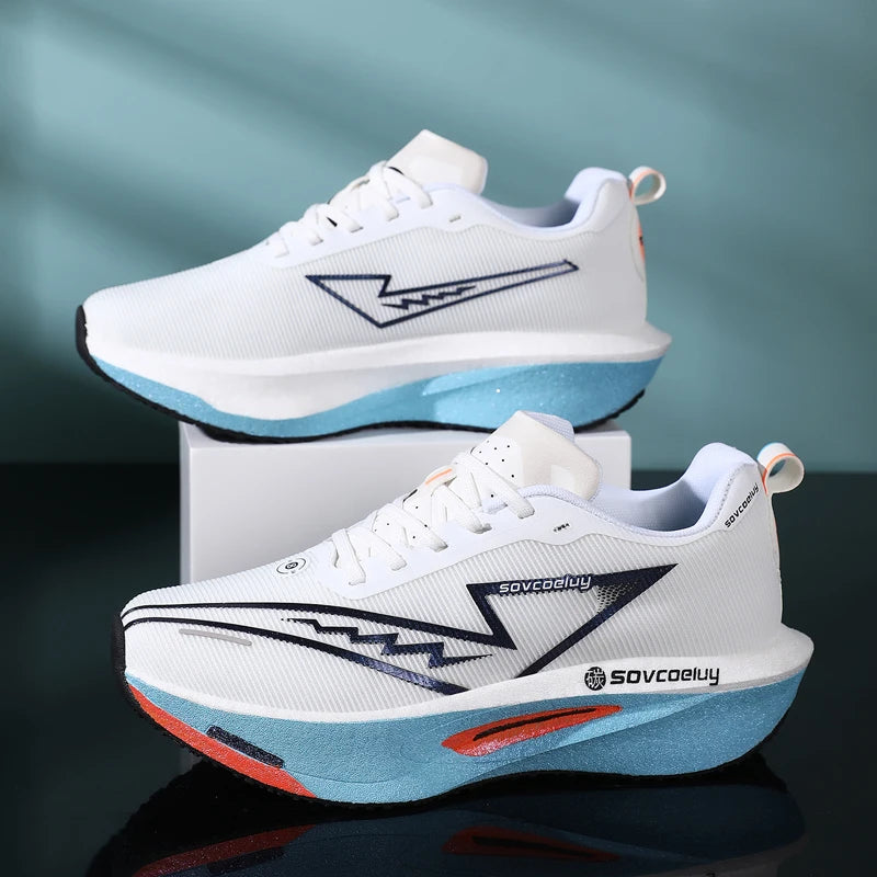 Running Shoes Carbon Board Speciality Men Sports Breathable Lightweight Women's Comfortable Marathon Athletic Nonskid Sneakers Good Vibrations