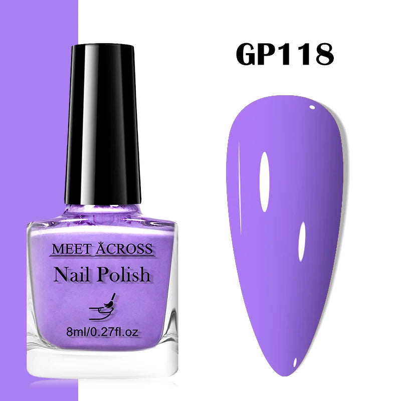 48 Colors Nail Polish Quick Dry No-bake Lasting Water-based Tearable Manicure Not Easy To Fade Semi-permanent Varnish Nail Art Good Vibrations