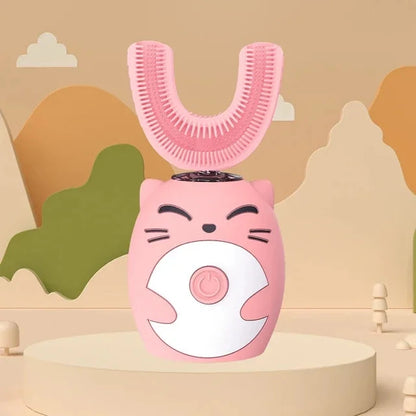 Electric U-shaped Toothbrush Children Sonic Toothbrush 360 Degrees Smart Dental Tooth Brush Teeth Whitening for Waterproof Kids Good Vibrations