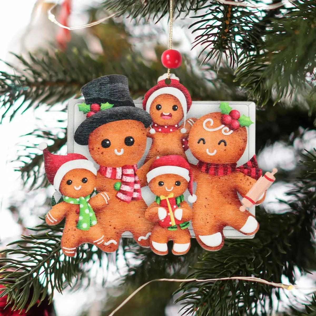 Christmas Wooden Gingerbread Man Xmas Tree Hanging Ornaments Christmas Decor For Home 2024 Cristmas Xmas Gifts Navidad New Year Good Vibrations