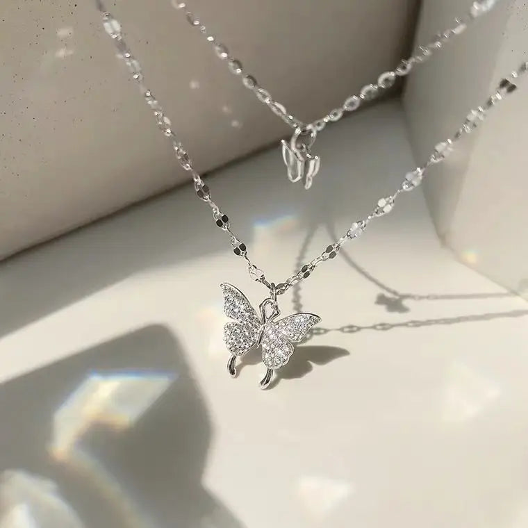925 Sterling Silver AAA Zircon Necklace Chain High Quality Fashion Jewelry For Women Men Wedding Birthday Party Gift Good Vibrations