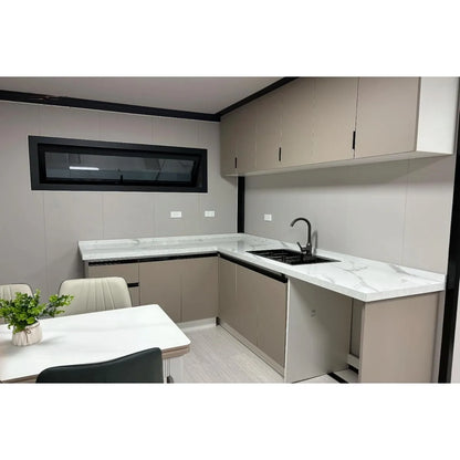 40ft Expandable Prefab House, 3 Bedroom Mobile Tiny Home with Kitchen & Bathroom. Good Vibrations