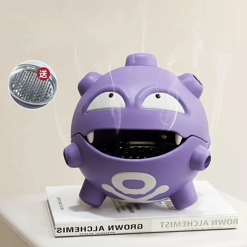 Cartoon Pokemon Weezing Mosquito Coil Tray Anime Indoor Incense Holders Bedroom Figures Desktop Car Decoration Storage Toys Gift Good Vibrations Adult Super Store