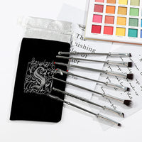 Snake Makeup Brushes Set, Foundation Powder, Blush, Eyeshadow, Concealer, Lip, Eye Make Up Brush, Cosmetics Beauty Tools, 7Pcs Good Vibrations