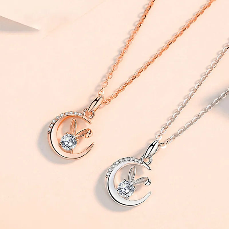 925 Sterling Silver AAA Zircon Necklace Chain High Quality Fashion Jewelry For Women Men Wedding Birthday Party Gift Good Vibrations
