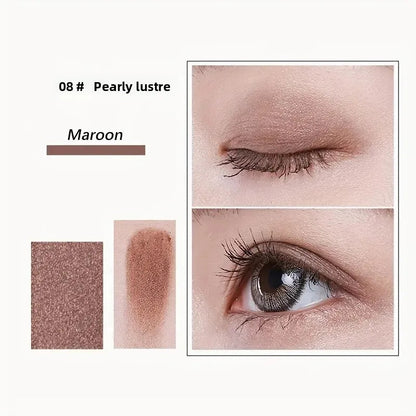 Professional 12 Colors Eyeshadow Palette Natural Shimmer Matte Nudes Cosmetic Eye Makeup Plate for Makeup Artists Good Vibrations