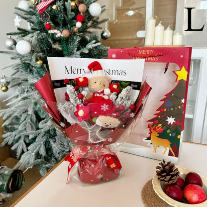 Christmas gift, finished teddy bear bouquet, birthday gift, gift for teacher, girlfriend, best friend, bouquet, souvenir Good Vibrations
