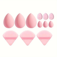 12pcs Makeup Sponge Blender Beauty Egg Soft Cosmetic Puff Foundation Sponges Powder Puff Women Make Up Accessories Beauty Tools Good Vibrations