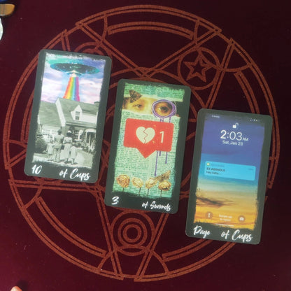Hot Selling The Bad Ass Tarot Leisure Entertainment Card Family Gathering Divination Deck Tarot Board Playing Card Game Good Vibrations
