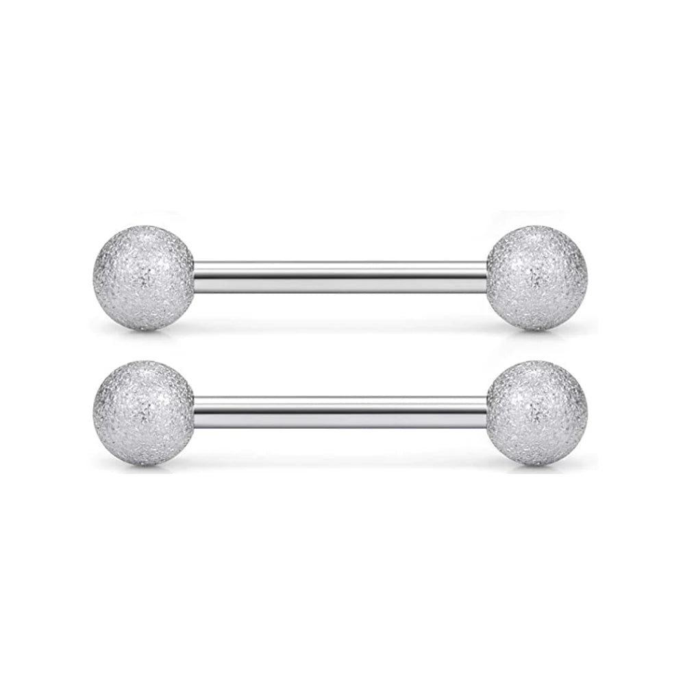 14G Tongue Rings Surgical Steel Straight Barbell Nipplerings Nipple Ring Body Piercing Jewelry Long Barbell Bridge Tongue Rings Good Vibrations