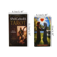 78 Cards for Beginners & Professionals – Divination Tool for Daily Guidance Modern Spellcaster’s Tarot Deck, 11.5*6.3cm