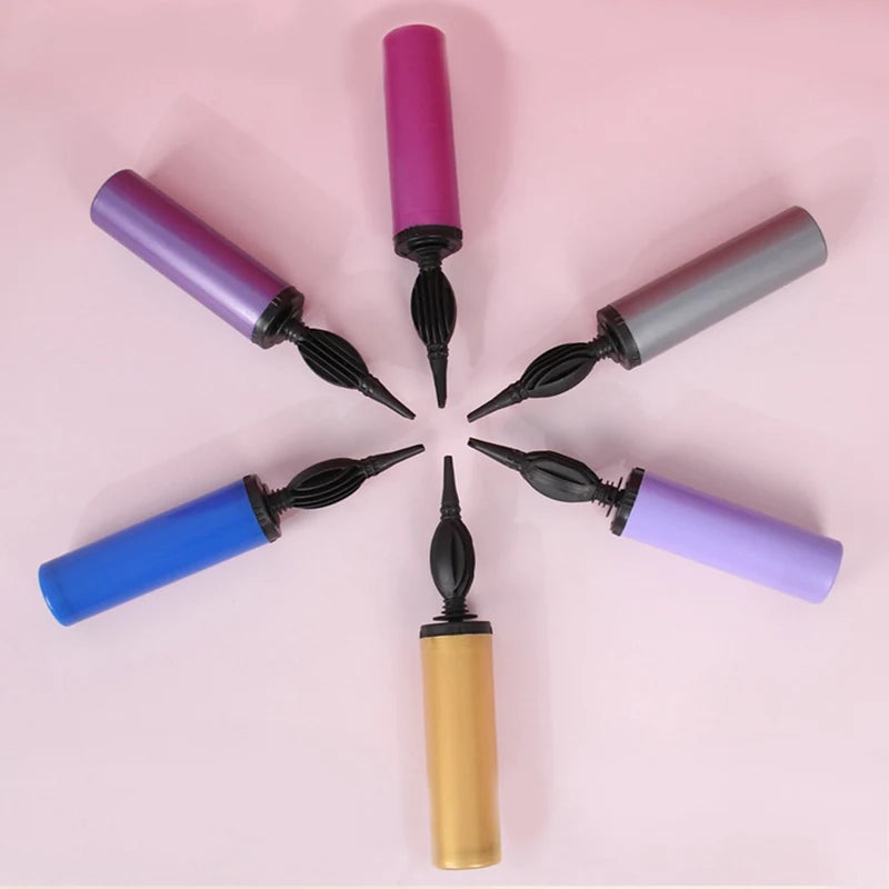 Balloon Pump Balloon Accessories Balloon inflator hand push Air Pump Wedding Valentine Birthday Party Decoration Tools Good Vibrations
