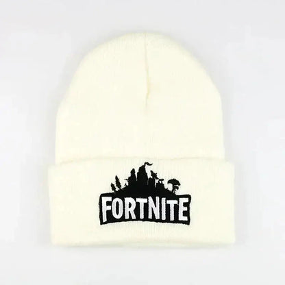 Fortnite Hats Knitted Solid Cute Anime Hat Lady Autumn Female Caps Warmer Bonnet Men Casual Cap Good Vibrations