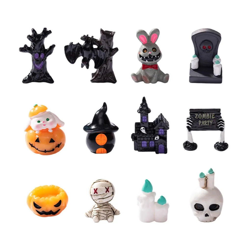 Micro-landscape Halloween decoration accessories mummy skull rabbit magic house ghost pumpkin ornaments  party decoration Good Vibrations