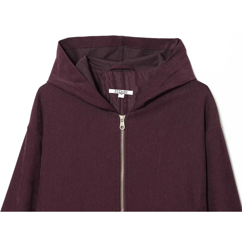 Women's Sets Autumn 2025 New Pants Set Fashion Hooded Elegant Women's Elastic Waist Pants 2-piece Street Chic Youth Autumn Sets Good Vibrations