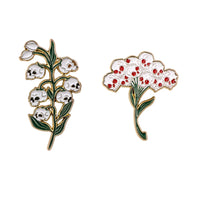 Halloween Accessories Skulls Enamel Pin Cool Metal Badges Lapel Pins for Backpack Men Brooch for Clothes Fashion Jewelry Good Vibrations