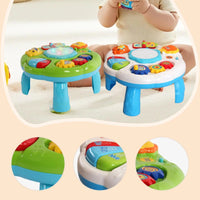 Baby Activity Table Educational Toy Early Development with Light Interactive Good Vibrations