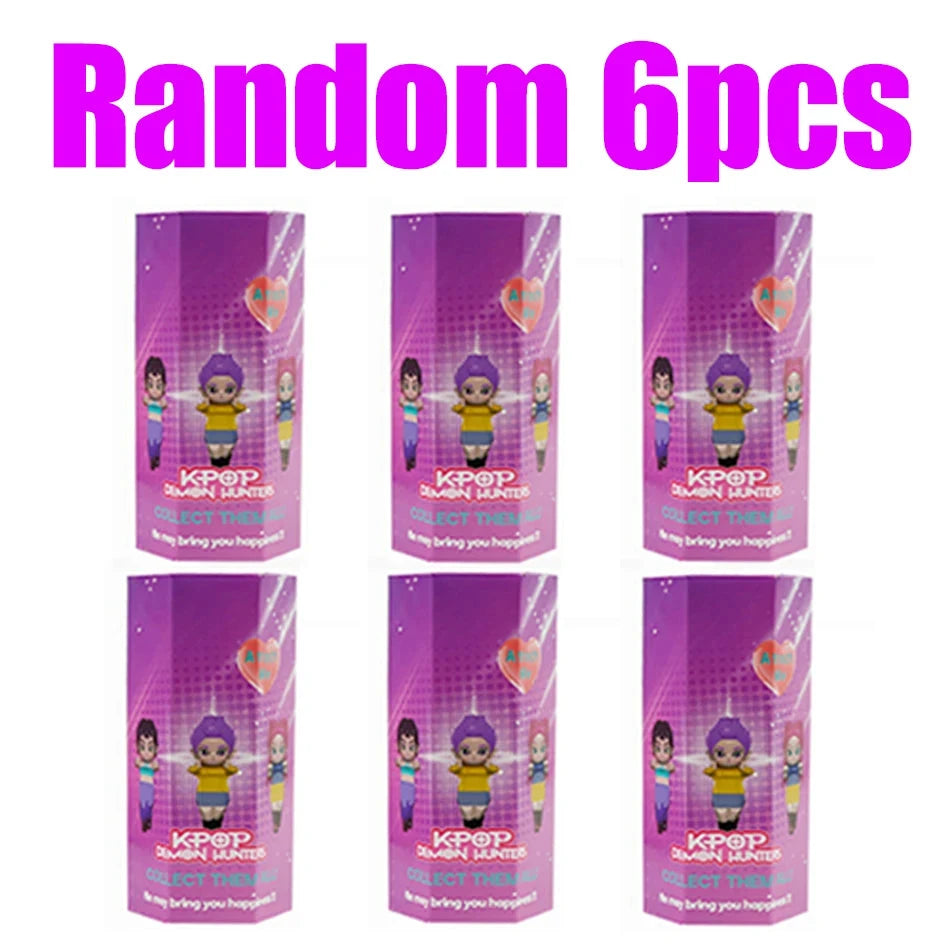 Hot Party Angel KPop Demon Hunters Blind Box Car Decoration Desktop Computer Screen Cupid Hand Fashion Play Doll Birthday Gift Good Vibrations