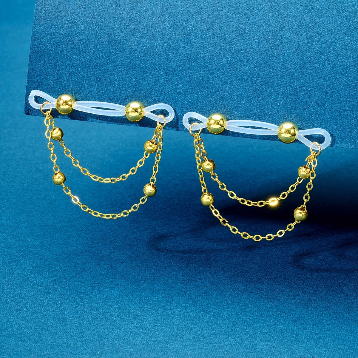 1 Pair Adjustable Fake Nipple Rings - No-Pierce Acrylic Nipple Rings with Sparkling Accents | Perfect for Parties Good Vibrations