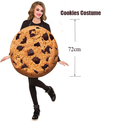Unisex Women Men Hot Dog Baguette Chili Cupcake Tuna Croissant Potato Pizza Donut Fancy Dress Up Adult Couple Halloween Costume Good Vibrations