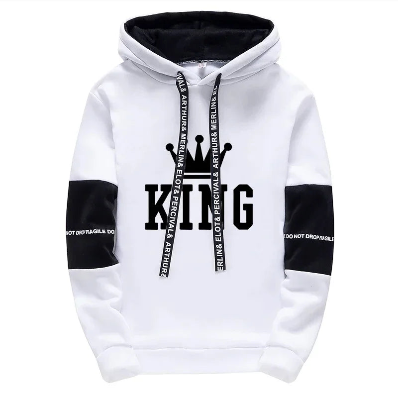 King Printing Mens Tracksuit Single Piece Sweatshirts Sweatpants Casual Hoodie Pants Outdoors Mens Clothing Hot Sales Streetwear Good Vibrations