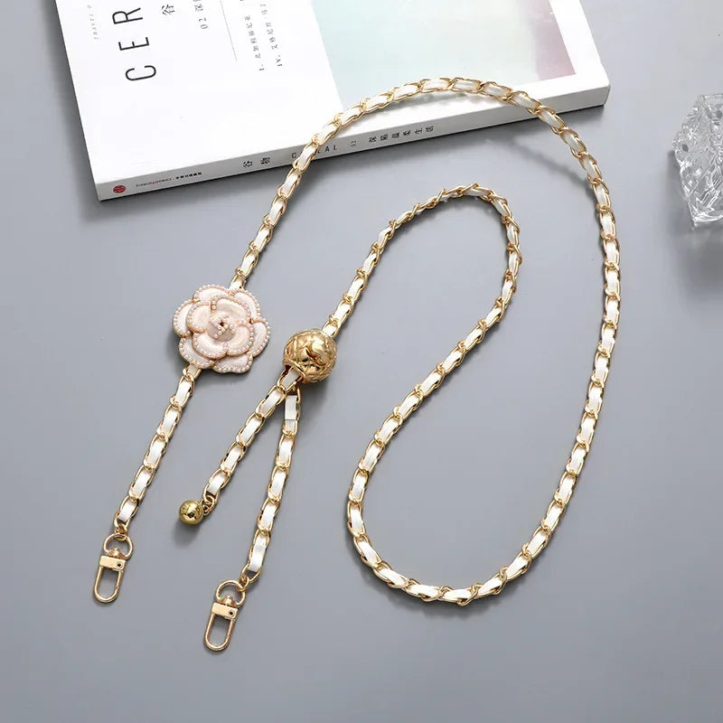 Camellia Cross Body Mobile Phone Chain Good Vibrations