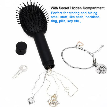 Creative Sight Secret Hair Comb with hidden storage compartment, ideal for stashing valuables like cash, jewelry, and keys.