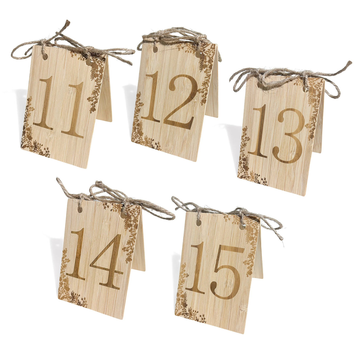 5 pcs Wooden Wedding Table Number Set,Reusable Seating Chart Table Number Card,Perfect For Wedding,Events Or Catering Decoration Good Vibrations
