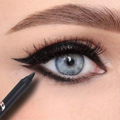 Black Brown Waterproof Eyeliner Pencil Long Lasting Easy To Wear Eye Liner Gel Matte Quick Drying Eyeliner Pen Makeup Cosmetic Good Vibrations
