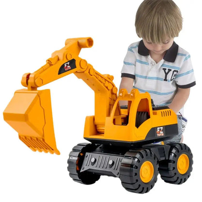 Excavator Toy Inertia Driving Excavator For Kids Construction Fleet Toddler Early Education Construction Vehicles Toys Good Vibrations