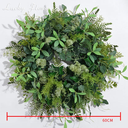 Artificial flowers Wreath Wedding Decoration Table Frame decor Floral Centerpiece Flower Backdrop Arrangement Flower Row Good Vibrations