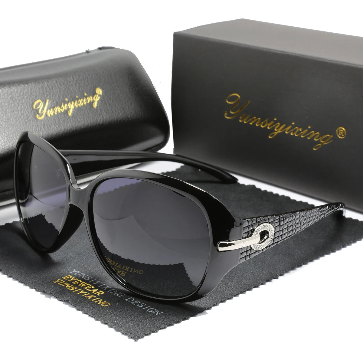 YSYX Polarized Women's Sunglasses Brand Designer Sun Glasses Fashion Classic Big Frame Glass Female Vintage Oculos De Sol ST2012 Good Vibrations