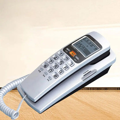 Corded Phone Landline Telephone With FSK / DTMF Caller ID,Ringtone Adjustment,Support Callback for Home Office telefono fijo Good Vibrations